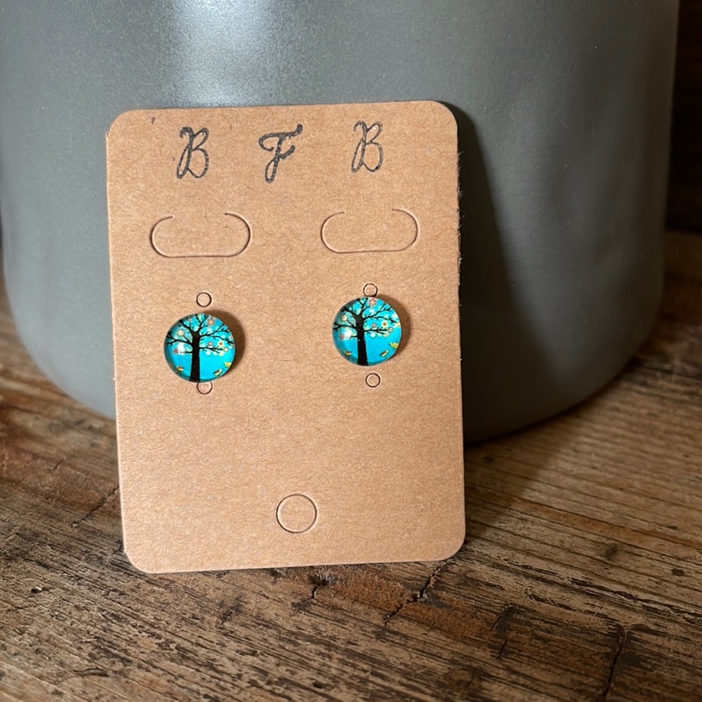 Tree earrings